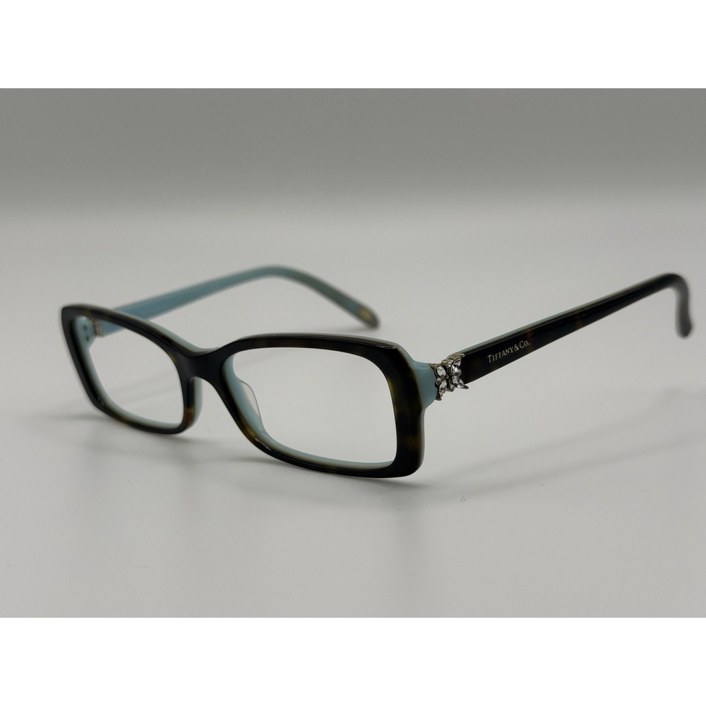 READ- Tiffany Co Eyeglasses Frames Only Womens Full Rim 53•16•140 Made in Italy
